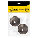 ACCESORIO CORTINERO PLAFON CAFE EN U (ABIERTO) 3/4 PAQ X 2 UDUKE