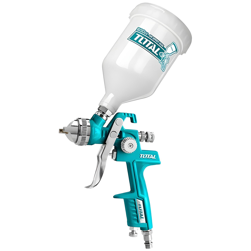 AEROGRAFO 600CC INDUSTRIAL VASO PLASTICO BAJA PRESION TOTAL (TAT10601)