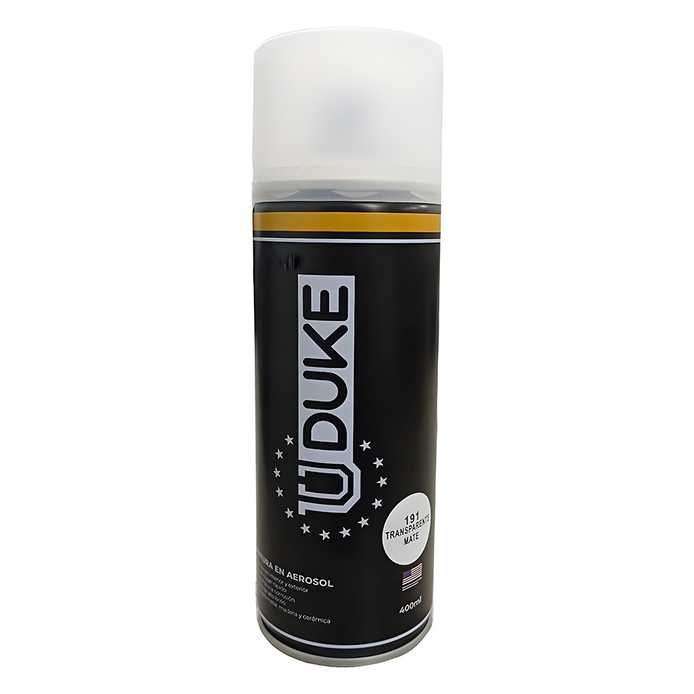 AEROSOL UDUKE TRANSPARENTE MATE  400 ML (191) (HT40215)