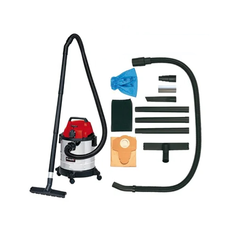 ASPIRADORA Y SOPLADORA EINHELL PARA HUMEDO Y SECO 5 GALONES ACERO INOXIDABLE(TC-VC 1820 S)(2342184)