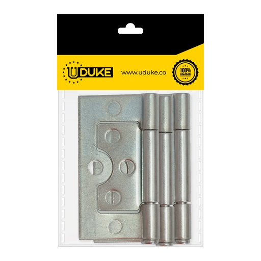 BISAGRA OMEGA ZINCADA 3" C.14 PQT X 3 UDUKE
