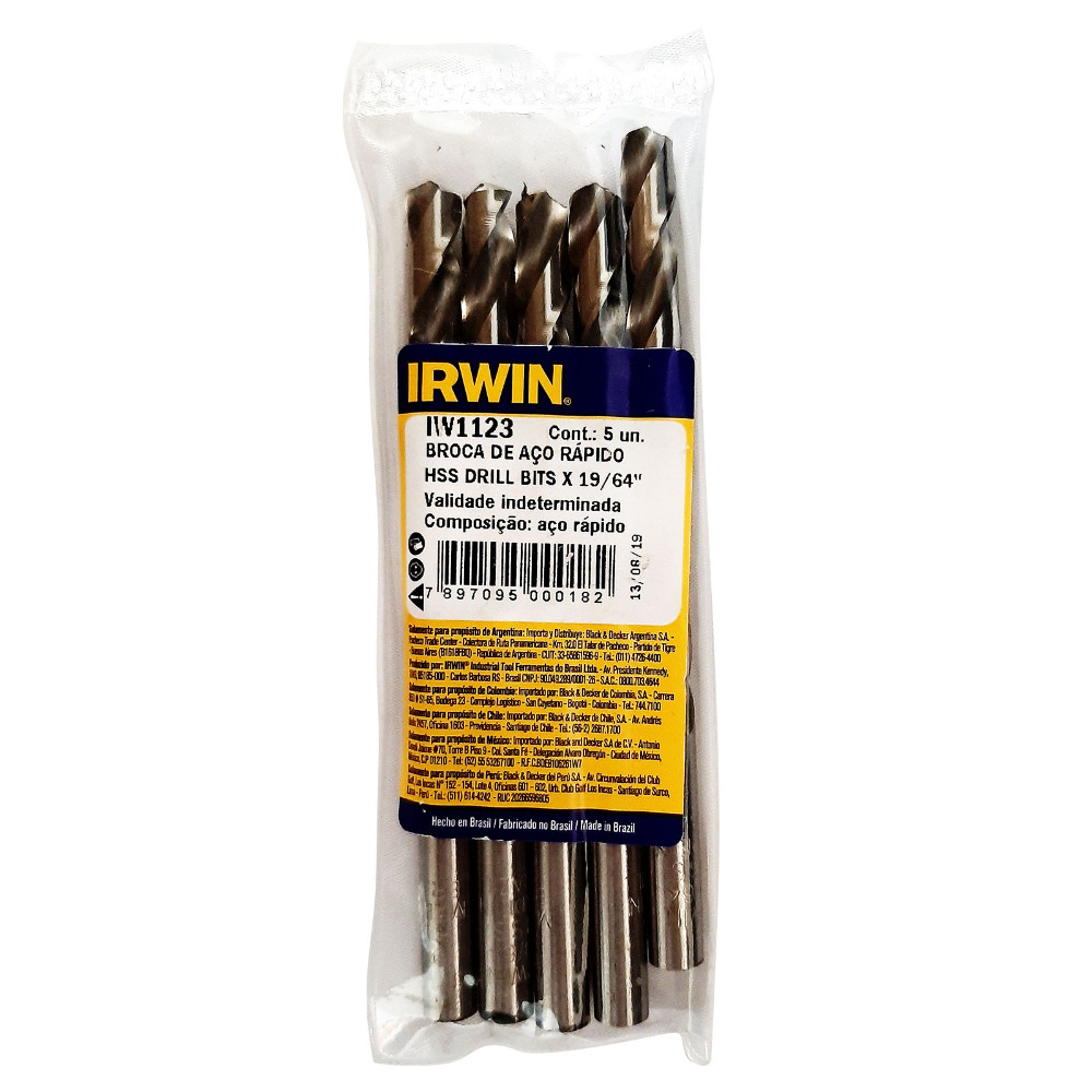 BROCA LAMINA IRWIN HSS 19/64 (IW1123)
