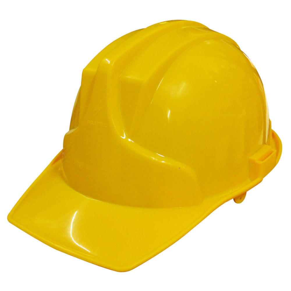 CASCO CONSTRUCCION  PROFESIONAL AMARILLO (CON NORMAS-DIELECTRICO-3 APOYOS
