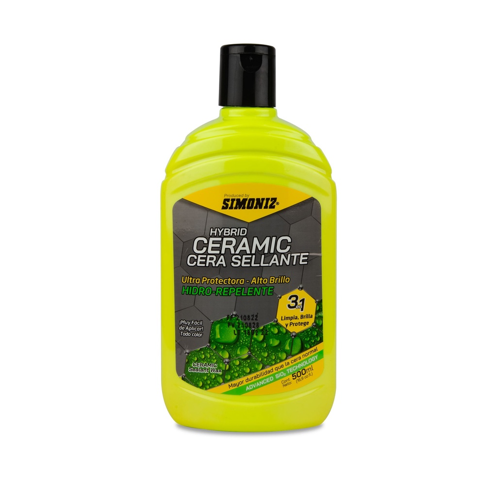 CERA SELLANTE HYBRIDOS CERAMICO 500ML SIMONIZ (207152)