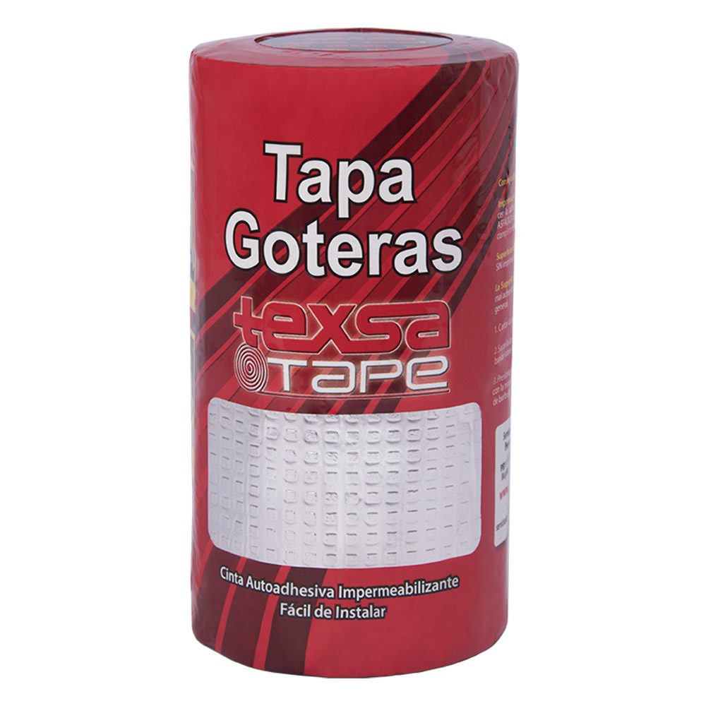 CINTA ASFALTICA TAPA GOTERAS 15 CM X 5 M ALUMINIO TEXSA TAPE