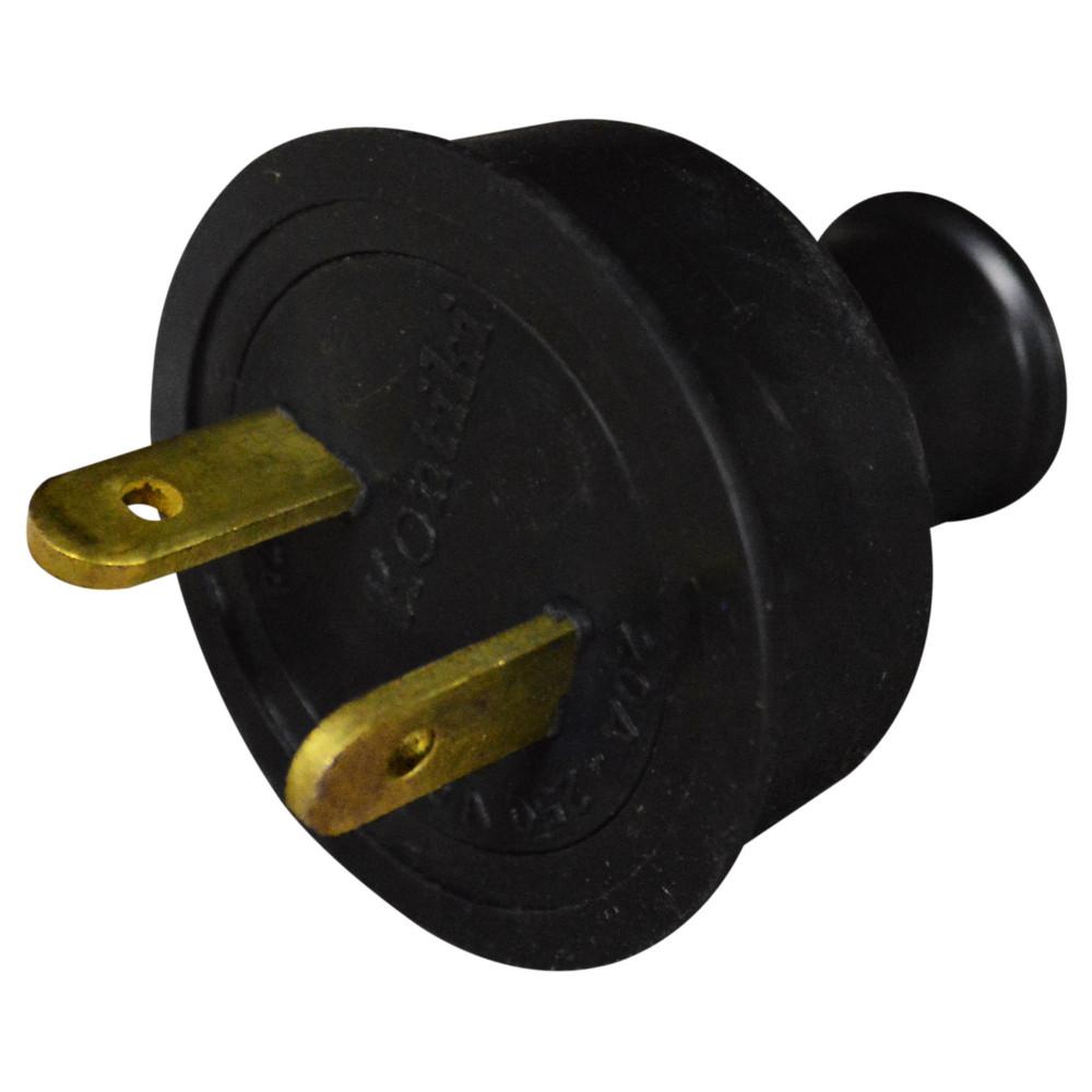 CLAVIJA  BIFILAR 2X20 PATA TRABADA KONTIKI 20 AMP (FC-4) RETIE