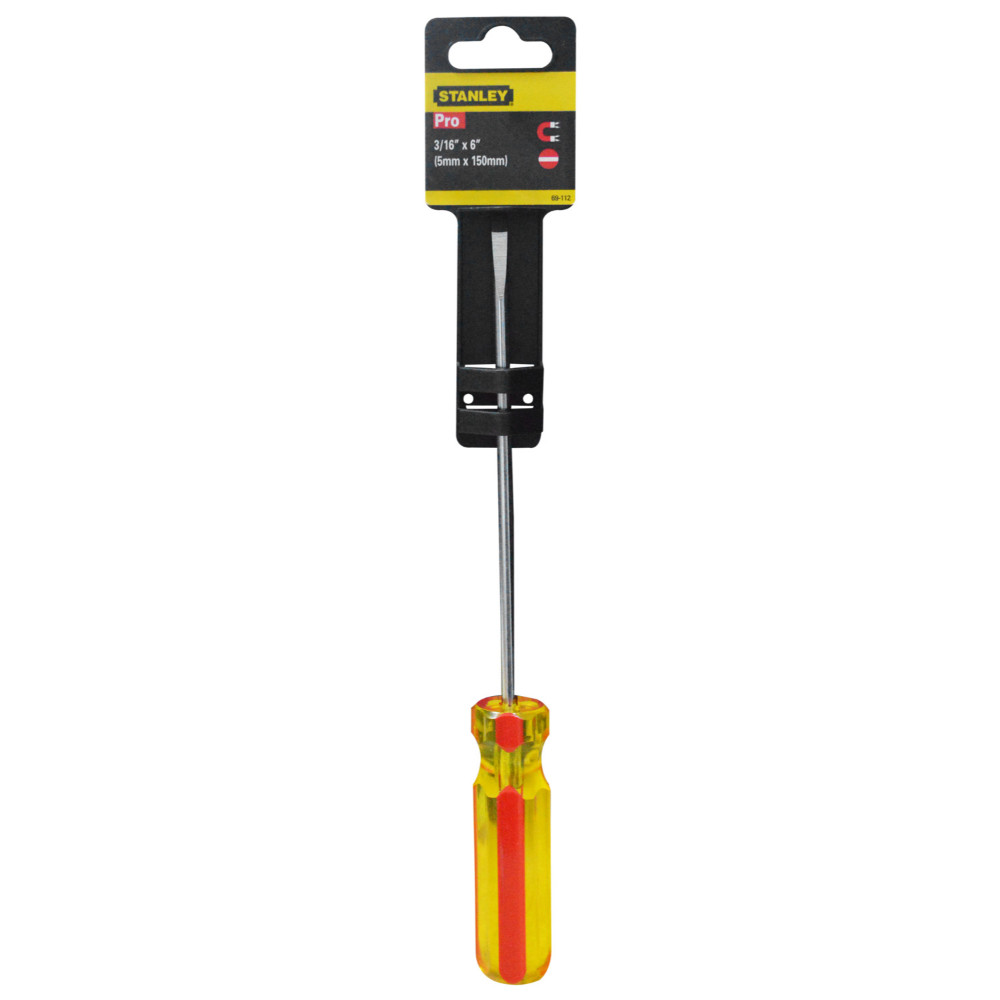 DESTORNILLADOR STANLEY PRO 3/16X6 (-)(STHT69112)