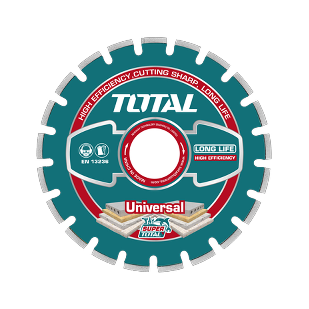 DISCO DIAMANTADO SEGMENTADO 14" INDUSTRIAL SUPER TOTAL (TAC2113551)