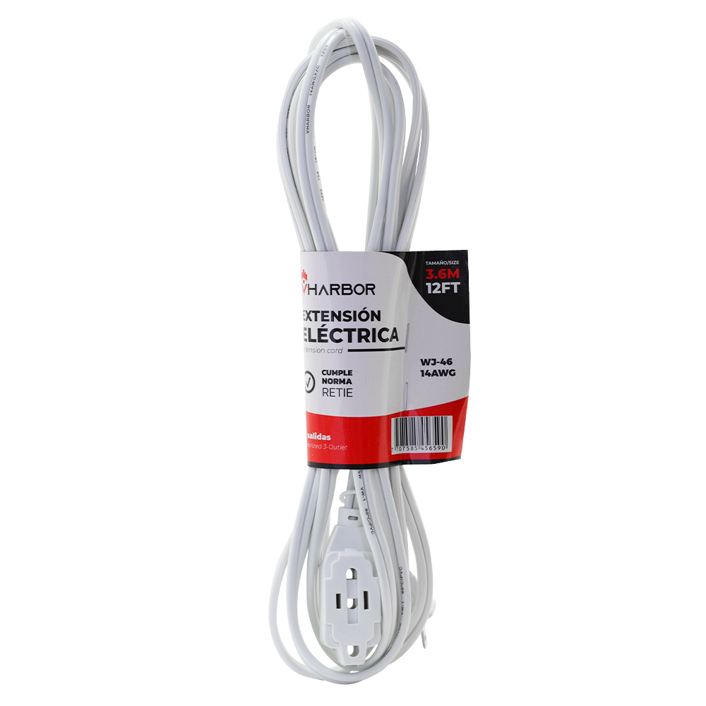 EXTENSION BLANCA 3,6MTS VHARBOR  (WJ-46-12FT)
