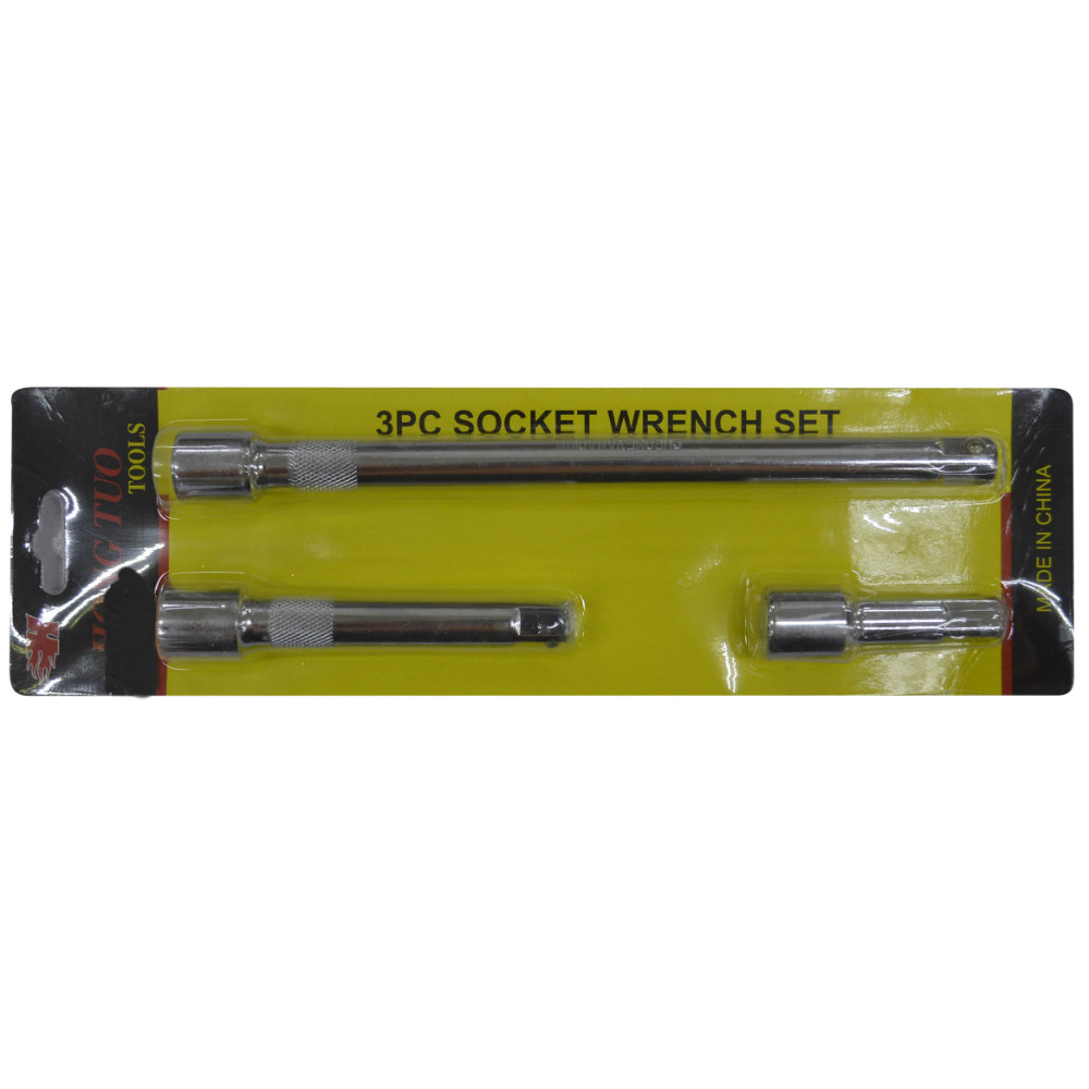 EXTENSION RACHET 1/2 X 3 PCS (3-5-10) PROLONGADOR (HT80316)