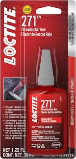 FIJADOR DE ROSCAS ROJO 271 LOCTITE (TRABAJO PESADO)(37479)
