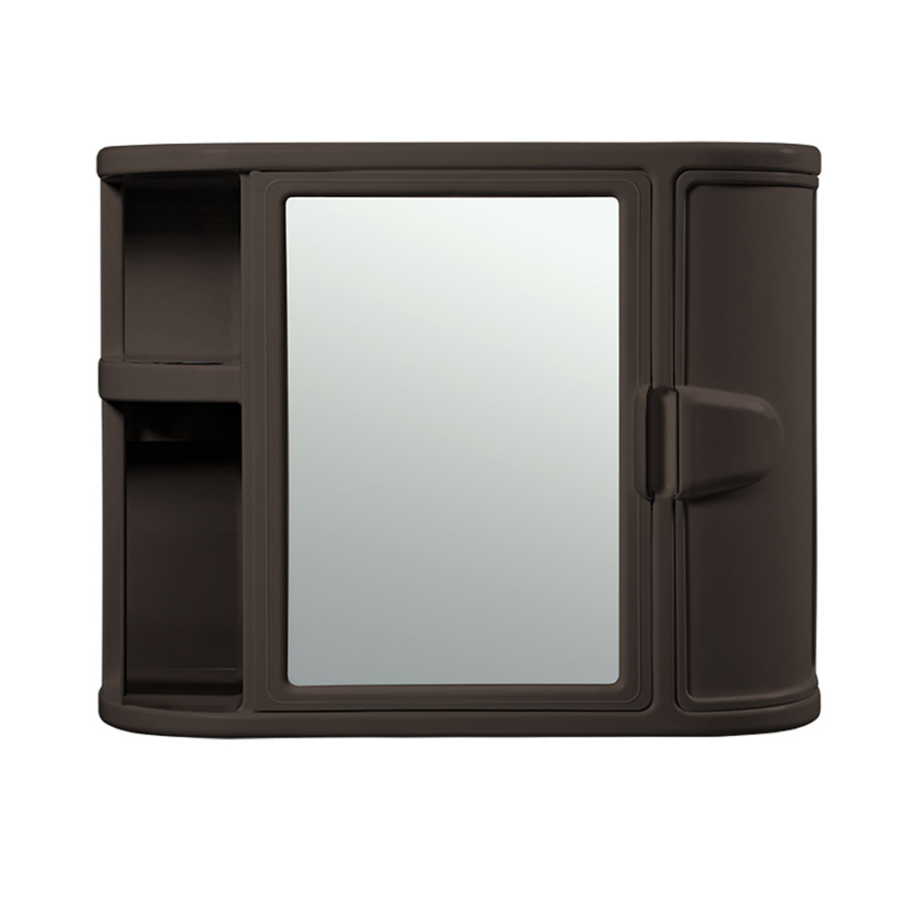 GABINETE BAÑO CON ESPEJO WENGUE RIMAX (7668)