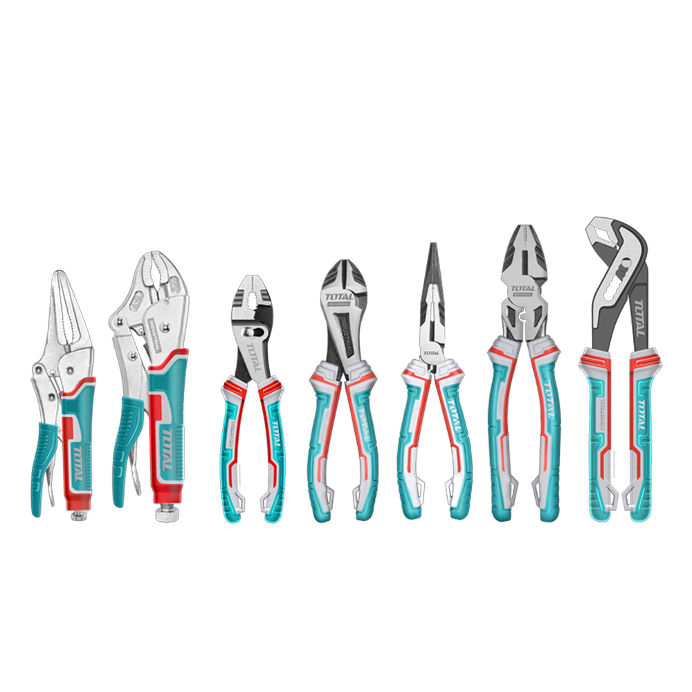 JUEGO DE ALICATES Y HOMBRE SOLO X 7 PZS SUPER TOTAL (TOS23055)