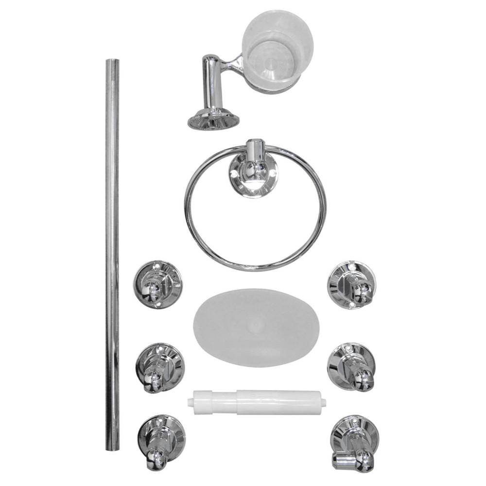 KIT ACCESORIOS PARA BANO X 6 PIEZAS NILO GRIVAL (546000001)