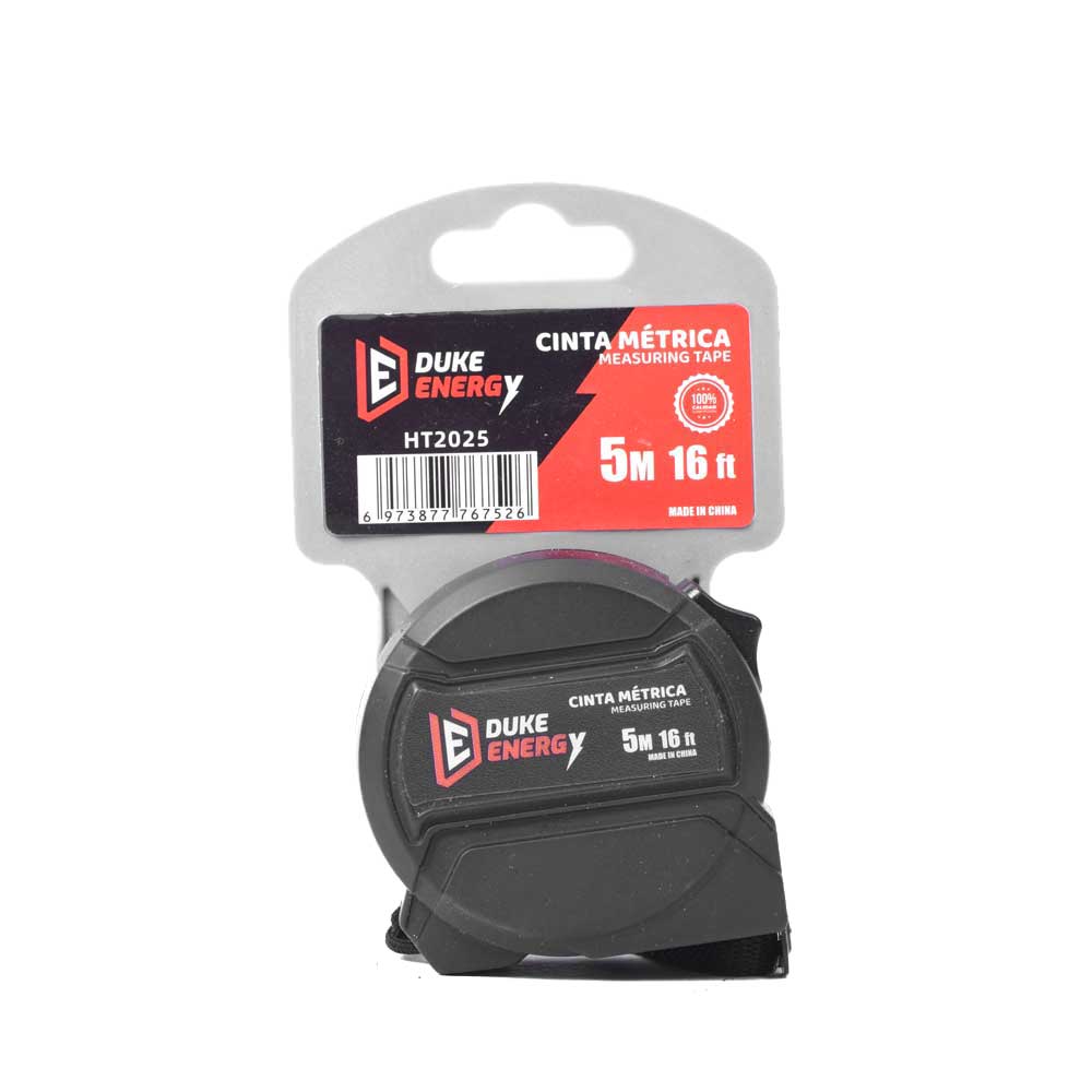 METRO 5 MTS HOJA 25MM NEGRO DUKE ENERGY (HT2025)