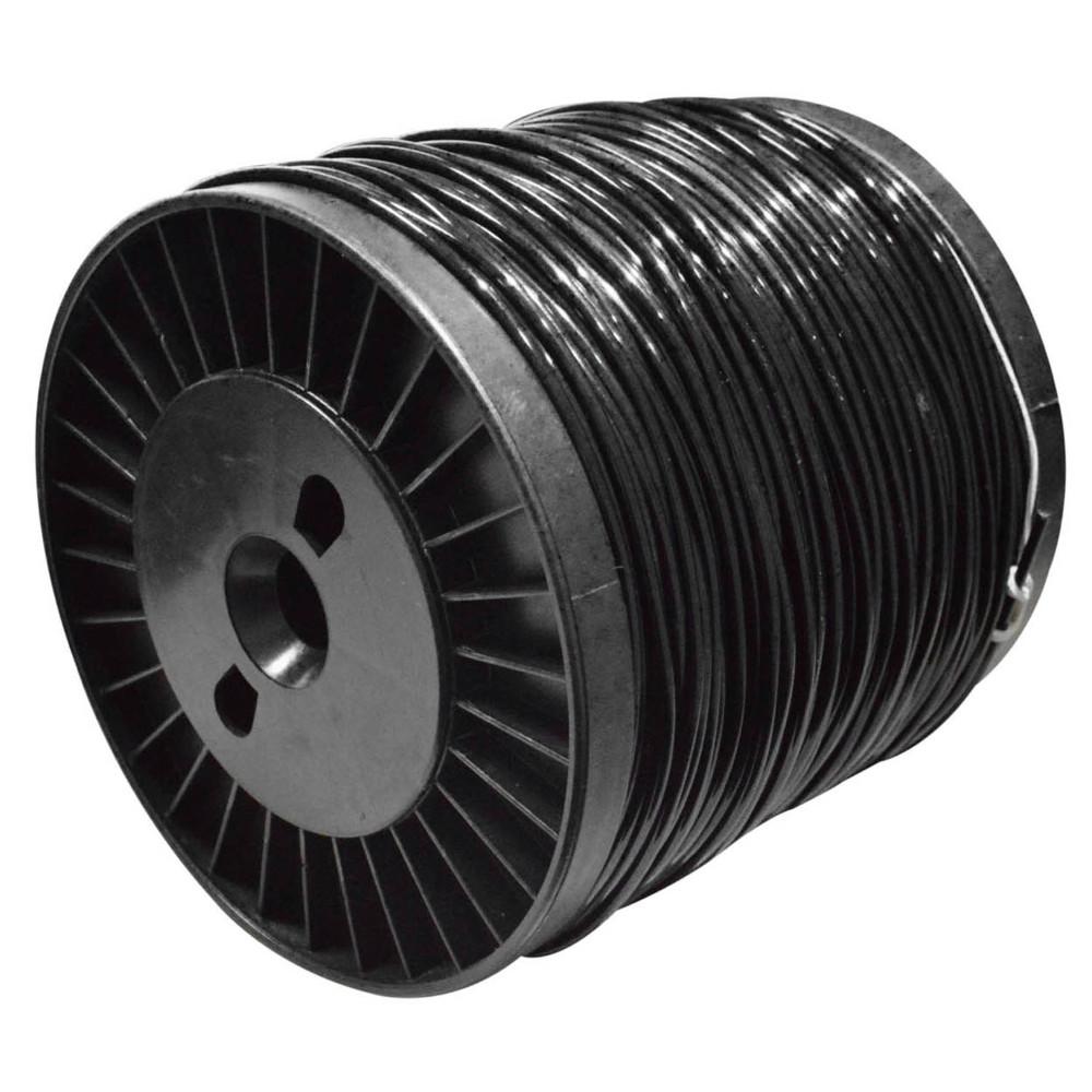 NYLON GUADANA NEGRO / ROJO REDONDO 2.8MM X 200 MTS