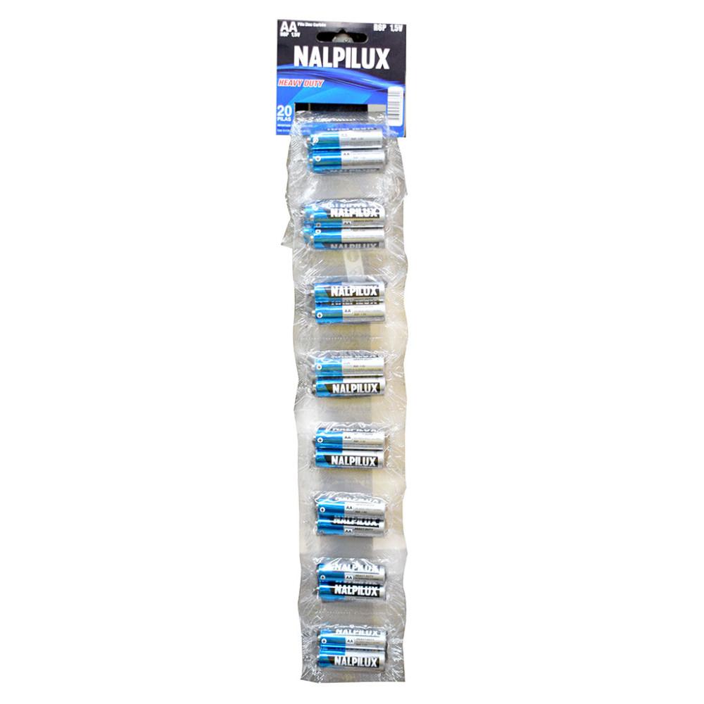PILA SENCILLA AA (TIRA X 10) NALPILUX