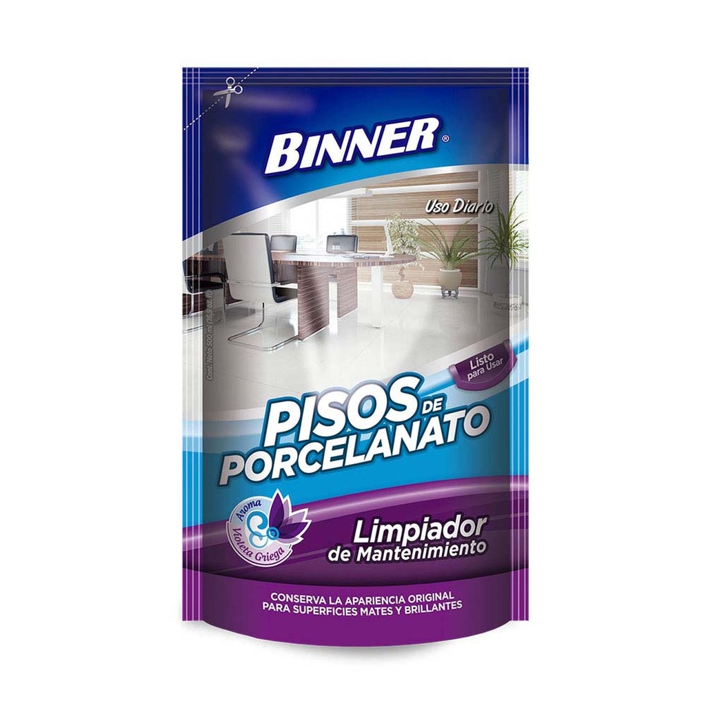 PISOS PORCELANATO LIMPIADOR MANTENIMIENTO DOYPACK 500ML (201663)