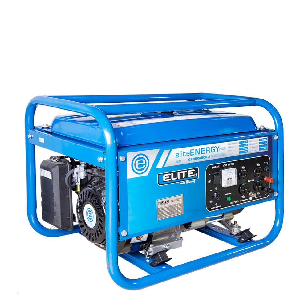 PLANTA GENERADORA ELITE GASOLINA  2.5KW 5.5 HP 3600RPM 163CC 110V (2G25)