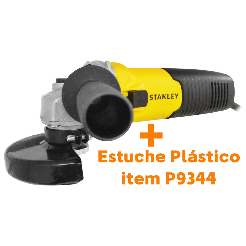 PULIDORA STANLEY 4 1/2 750W (SG7115KD-B3) ESTUCHE PLASTICO + 5 DISCOS DE CORTE (STA8063)