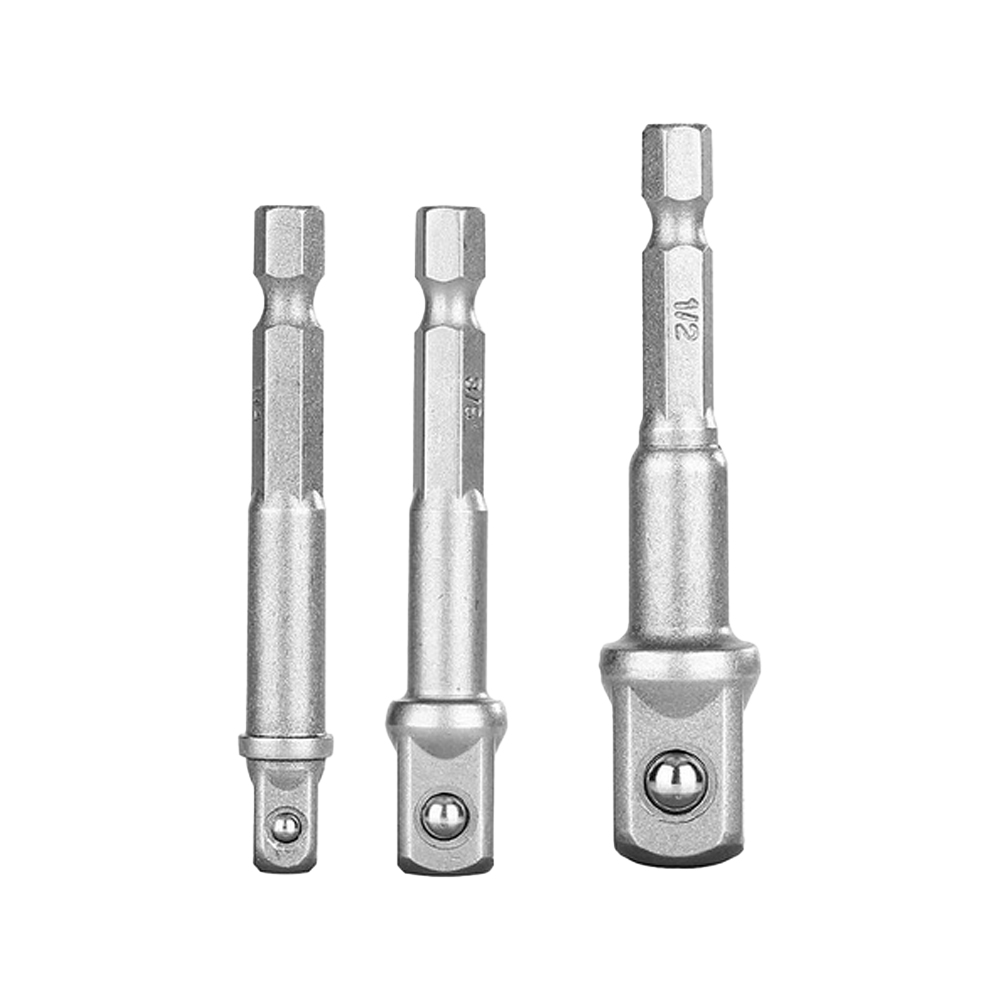 PUNTA EXTENSION MAGNETICA PARA TALADRO X 3PCS (1/4-3/8-1/2) TOTAL (TAC273651)