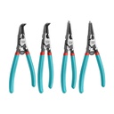 SET DE PINZA SACA PINES X 4 PZS INDUSTRIAL SUPER TOTAL (THTJ214042)