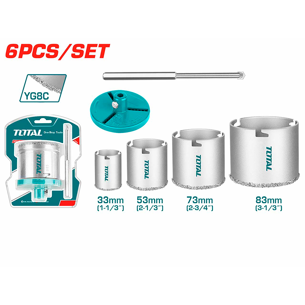 SIERRA COPA DIAMANTADA JUEGO X6PCS TOTAL (TAC44061)