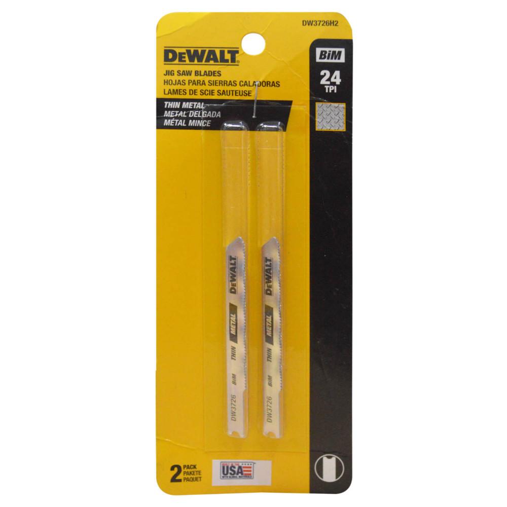 SIERRA PARA CALADORA METAL DEWALT X 2 (24TPI (DW3726H2)