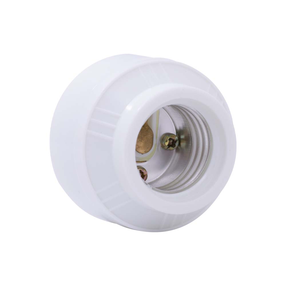 SOCKET BAQUELITA 2 PIEZAS BLANCO (106)