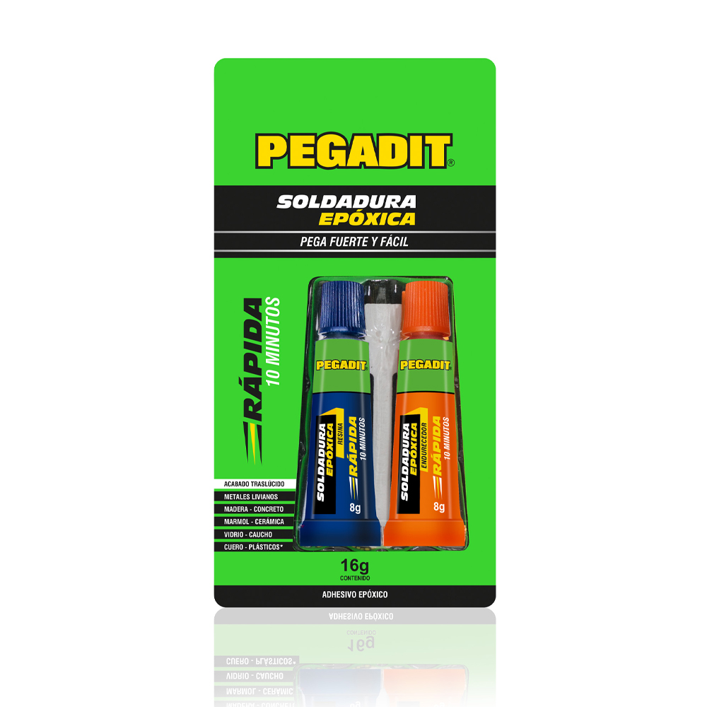 SOLDADURA EPOXICA 16 GR RAPIDA 10 MINUTOS PEGADIT (0402867)