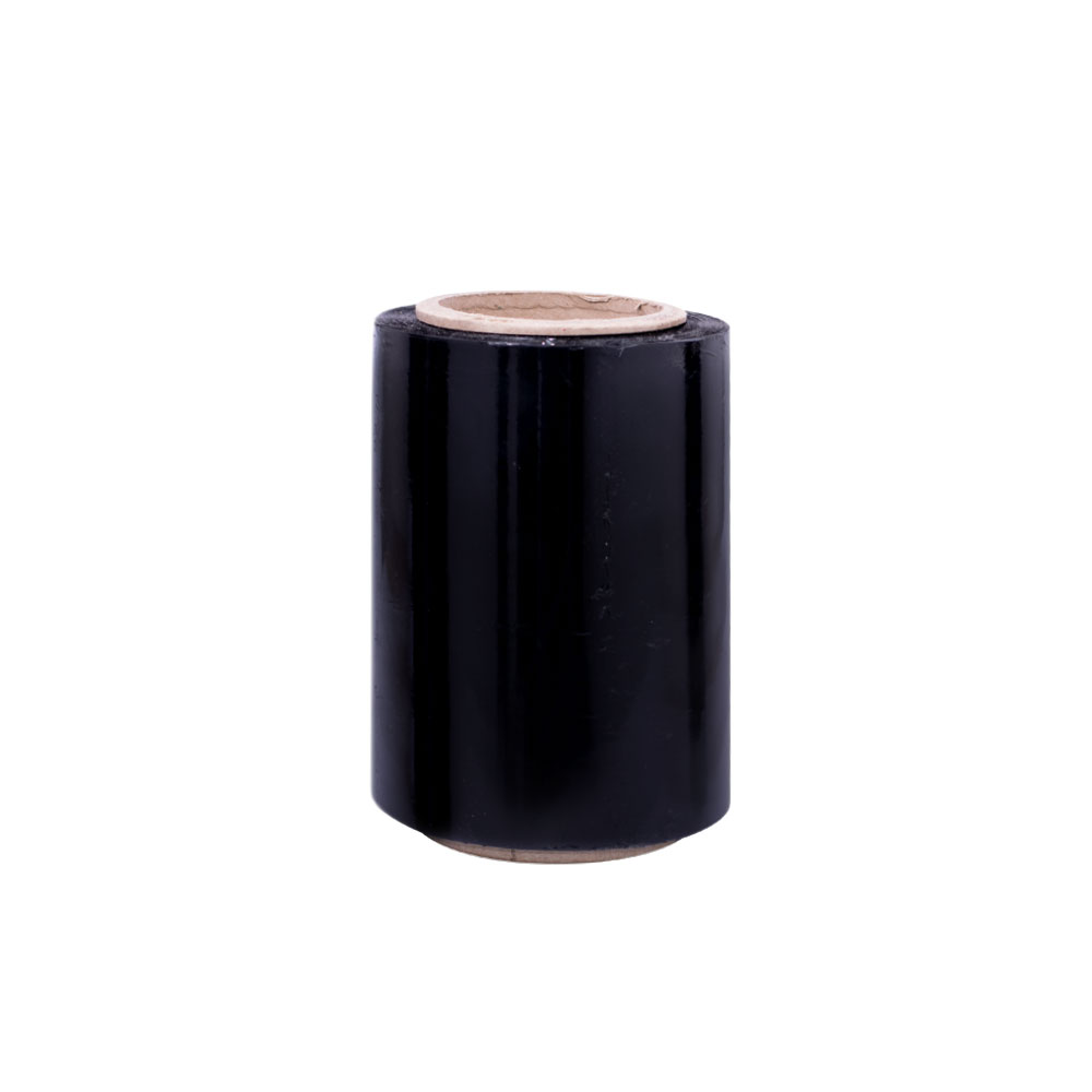STRESH POLIFILM (PLASTICO DE EMBALAJE) ANCHO 16 CM - CAL 8 X 300 MTRS NEGRO