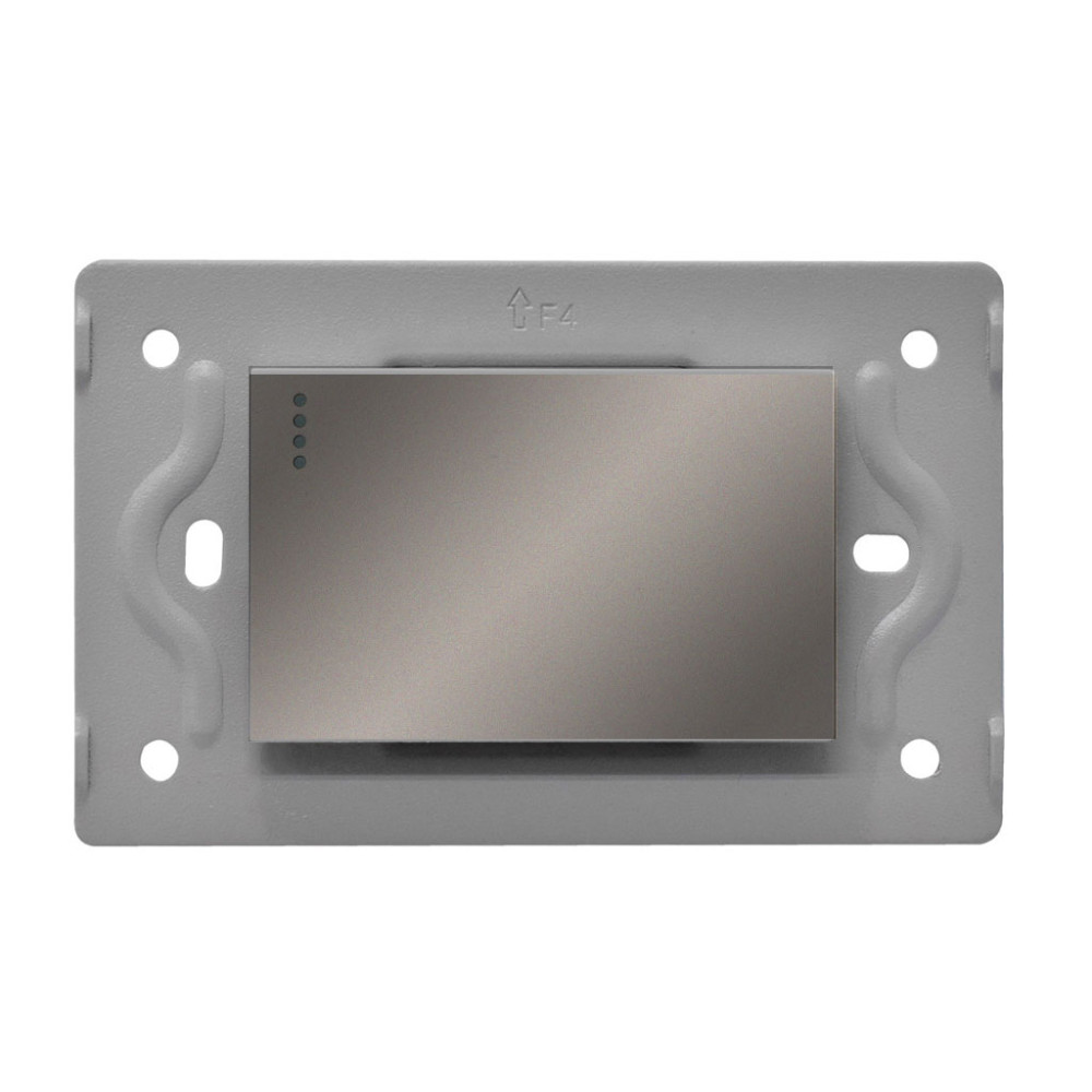 SWICHE SENCILLO LUXOR GRIS INTERCAMBIABLE SIN TAPA DUKE ENERGY (V3-003)
