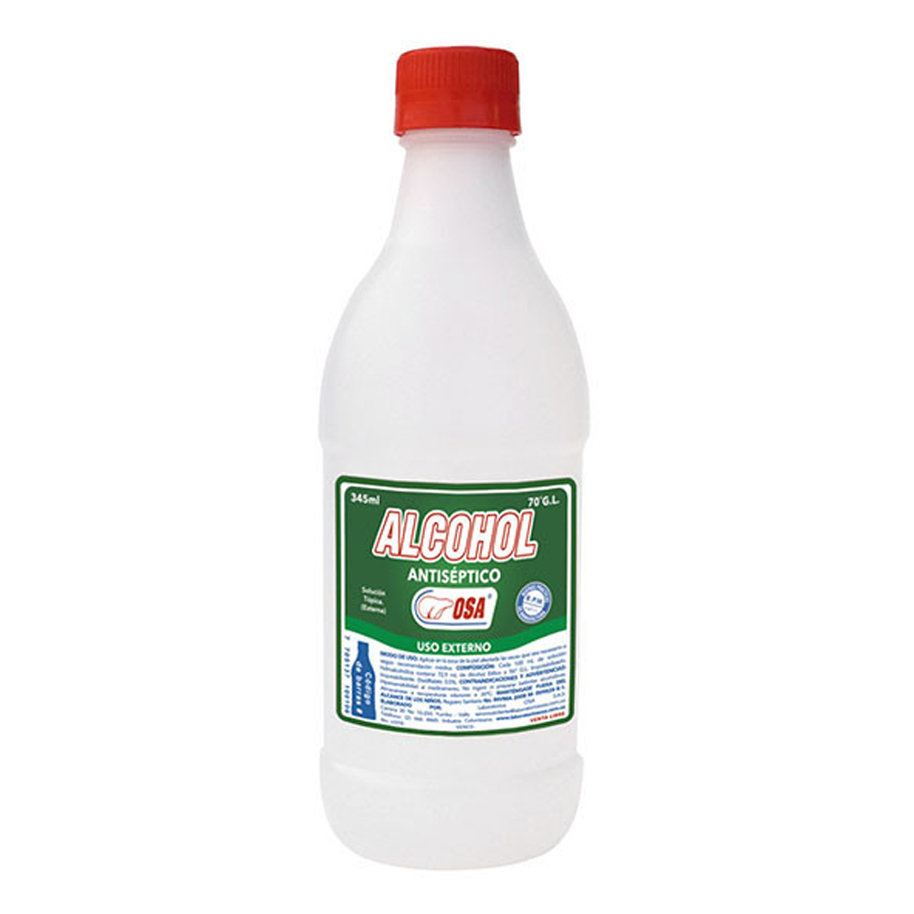 ALCOHOL ANTISEPTICO 345ML OSA (PT000003)