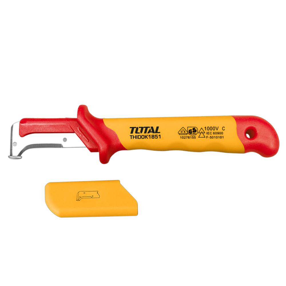 CUCHILLO PELACABLE 185MM AISLADO RECTO INDUSTRIAL SUPER TOTAL (THIDCK1851)