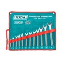 LLAVE MIXTA JUEGO X 12 PZS 6-24MM CRV INDUSTRIAL SUPER TOTAL (THT1022121A)