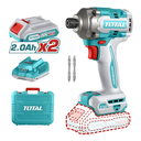 ATORNILLADOR DE IMPACTO INALAMBRICO 1/4 20V 230NM  INCLUYE 2 BATERIAS, 2 PUNTA TALADRO INDUSTRIA  SUPER TOTAL (UTIRLI2023)