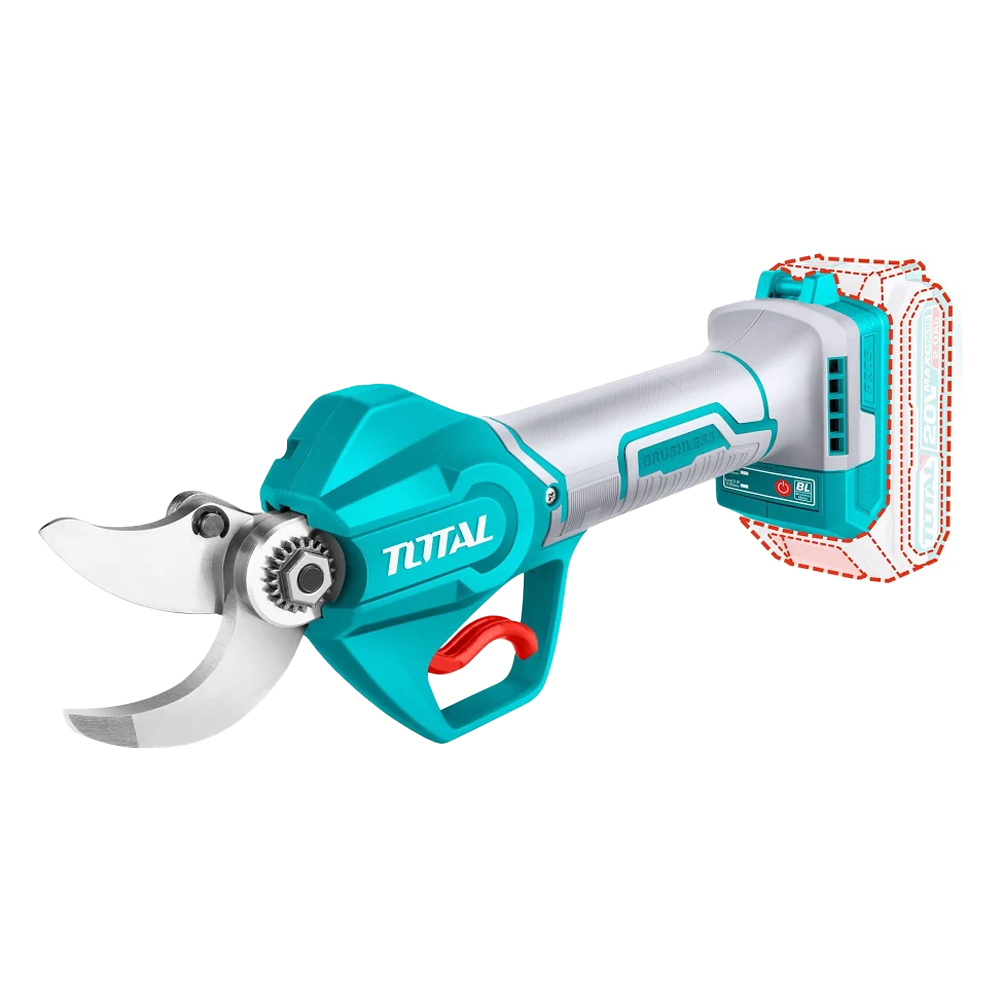 TIJERA PODAR INALAMBRICA 20V BATERIA Y CARGADOR  NO INCLUIDO INDUSTRIAL SUPER TOTAL (TSSLI20308)
