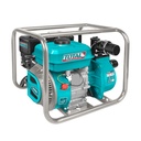 MOTOBOMBA A GASOLINA 7.0HP, SALIDA 80MM(3") FLUJO MAX 1000L/MIN, MAXIMO ELEVACION 32M , MAXIMO DE SUCCION 8M, DESPLAZAMIENTO 208CC CAPACIDAD TANQUE 3.6L INDUSTRIAL SUPER TOTAL (TP3302)