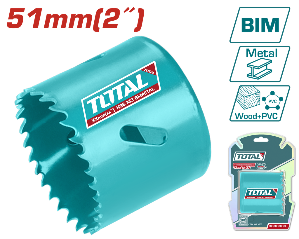 SIERRA COPA BIMETAL 2" 51MM SUPER TOTAL (TAC410511 )