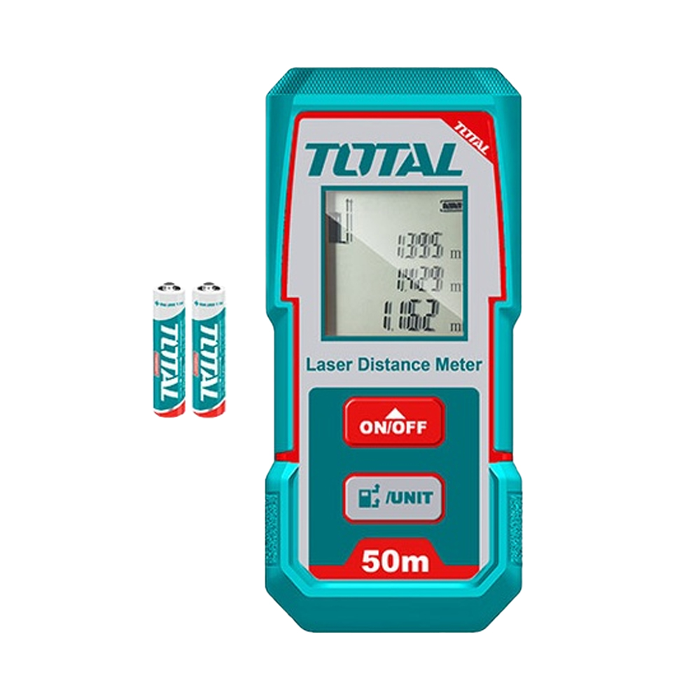 MEDIDOR DE DISTANCIAS LASER 50MTS  INDUSTRIAL SUPER TOTAL (TMT55016)