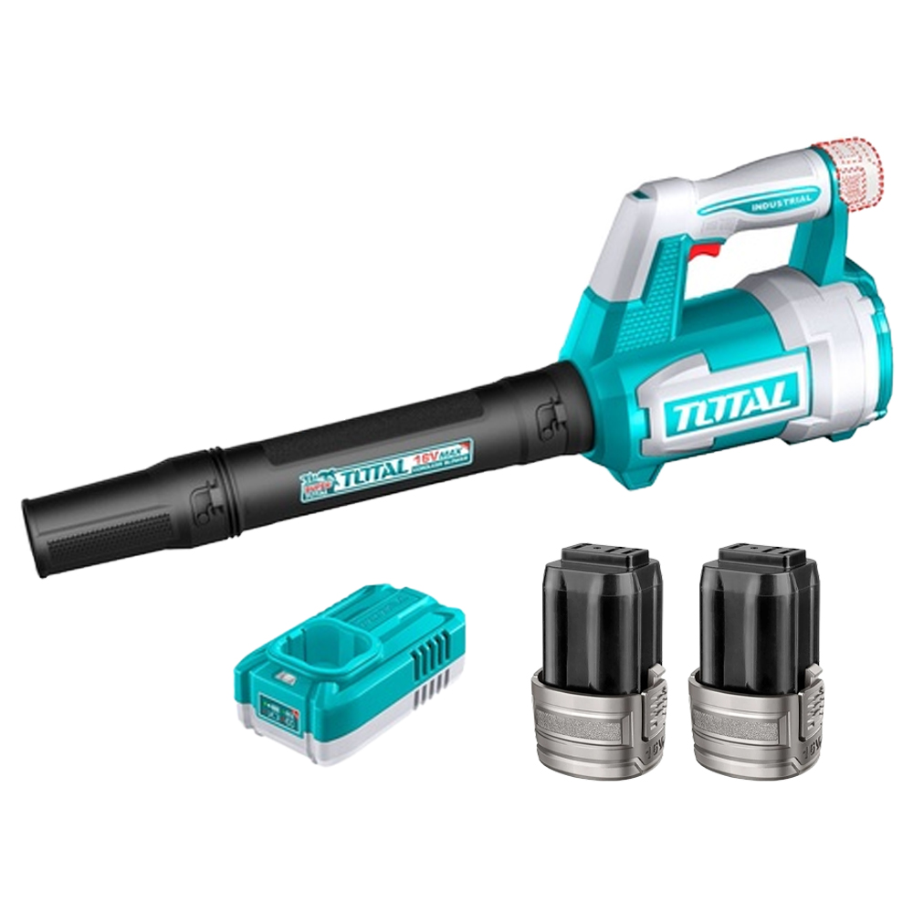 SOPLADORA INALAMBRICA 16V INCLUYE 2 BATERIAS 2.0AH Y CARGADOR INDUSTRIAL TOTAL (UTABLI168082)