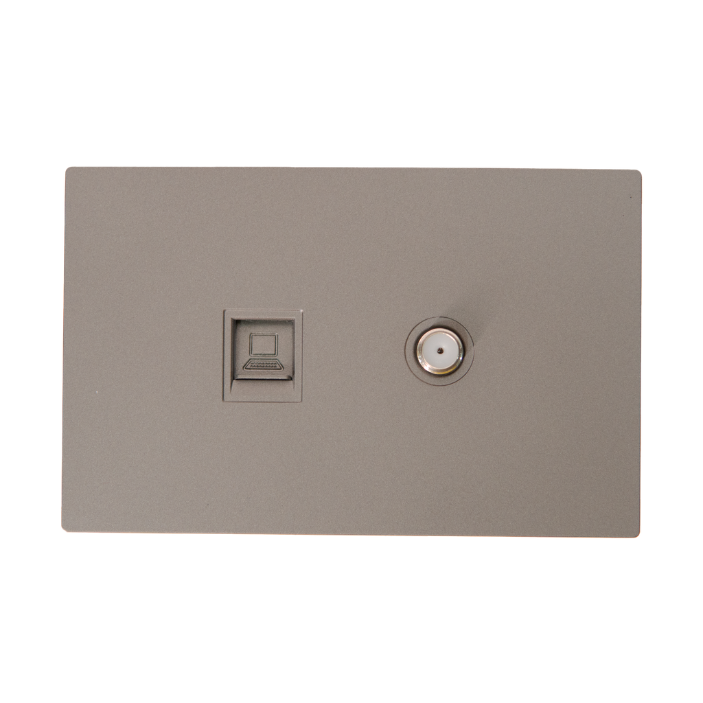 TOMA TV + TOMA INTERNET TERRA GRIS UDUKE (V8-037)