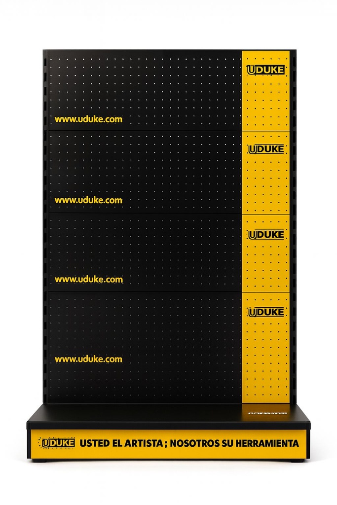 MATERIAL PUBLICITARIO (EXHIBIDOR UDUKE KIT COMPLETO DE 135CM) (138X94X45)(HT3479)