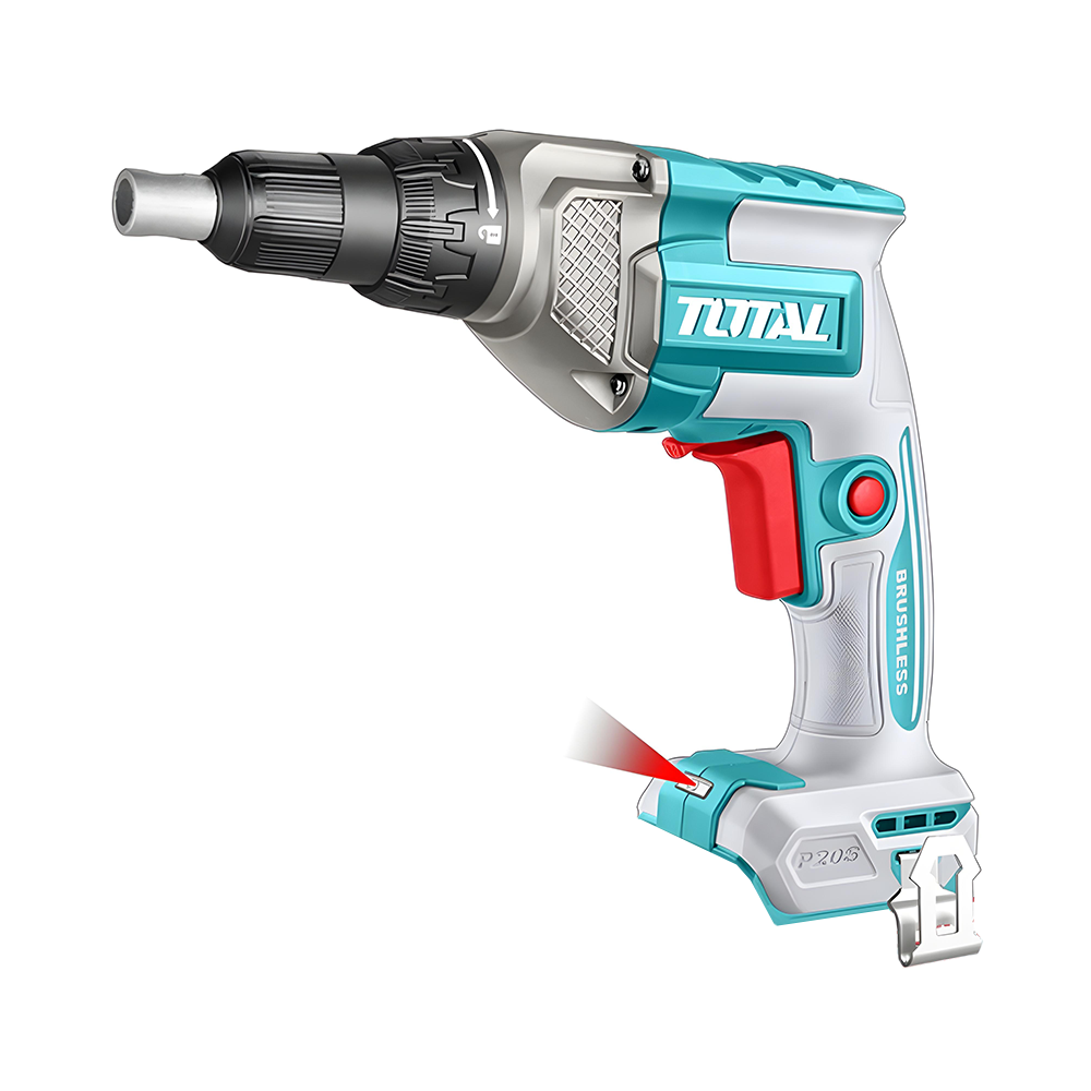 ATORNILLADOR DRYWALL 1/4" INCLUYE 5 PUNTAS   BATERIA Y CARGADOR SE VENDEN POR SEPARADO INDUSTRIAL TOTAL (TDSLI20428)