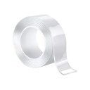 CINTA DOBLE FAZ TRANSPARENTE SILICONA 3/4" X 1M X 2MM UDUKE (HT4078)