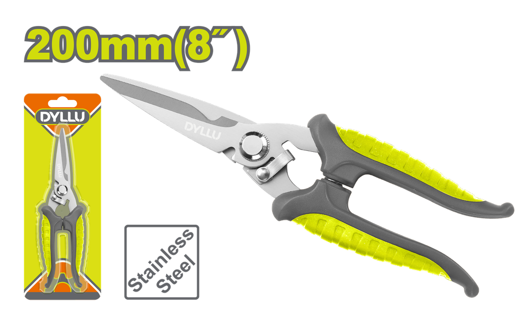 TIJERA ELECTRISISTA 200MM 8" DYLLU (DTSX1618)