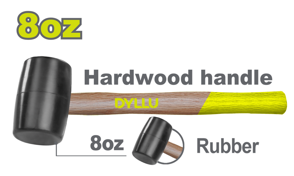 MARTILLO CHIPOTE 8OZ MANGO MADERA  DYLLU (DTMB7301)