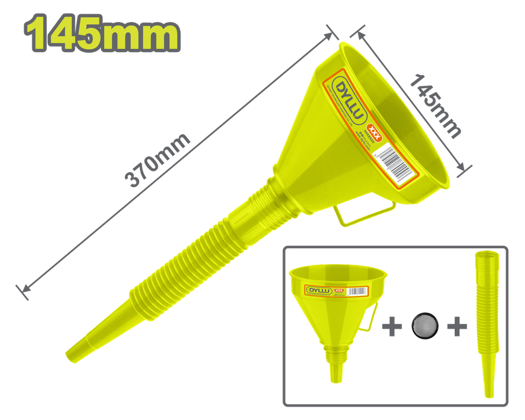 EMBUDO 145MM FLEXIBLE  DYLLU (DTUF1302)