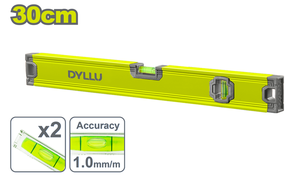 NIVEL 30CM ALUMINIO DYLLU (DTSL2G30)