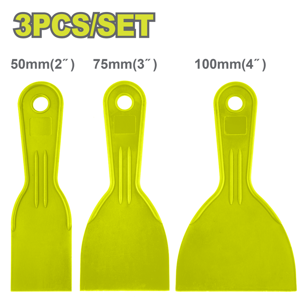 JUEGO DE ESPÁTULAS DE PLÁSTICO X 3 PZS  (DTPT3133)